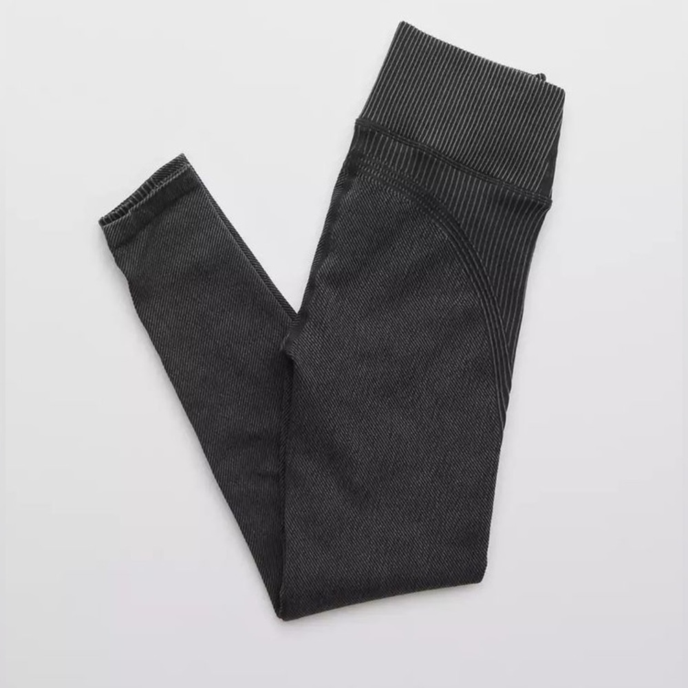offline by aerie seamless washed rib high waisted legging